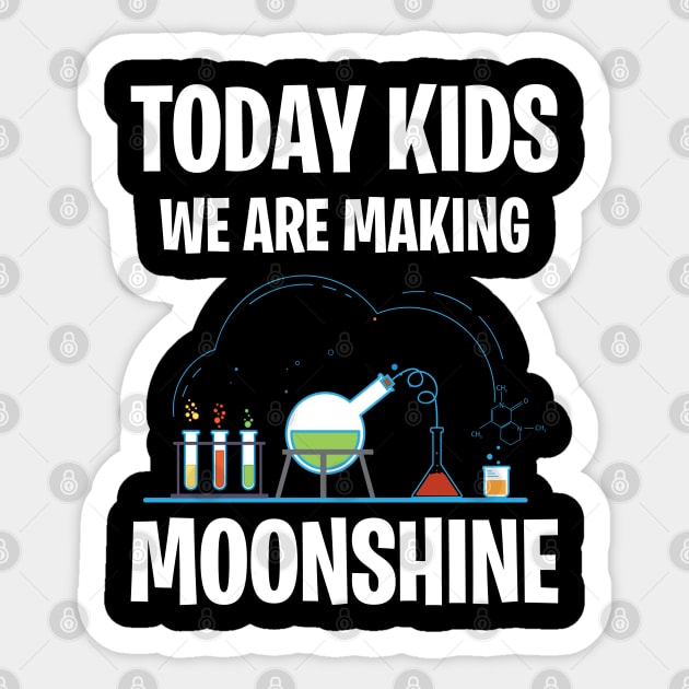 Moonshine Whiskey, Whisky, Scotch Drinker Sticker by KultureinDeezign